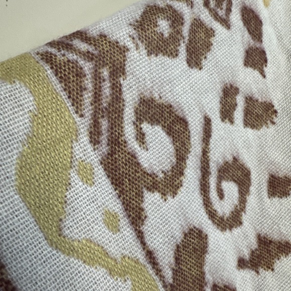 Nwt Free People Women's One Size Printed Hooded duster in Ivory - Picture 12 of 15